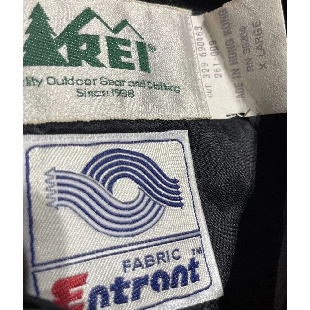 Vintage REI Red Insulated Puffer Vest Mens XL Made in Hong Kong